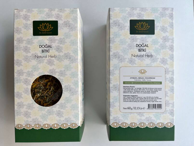 AYNISAFA+ISIRGAN+CİVANPERÇEMİ BİTKİ KARIŞIMI 60 gr. - 1