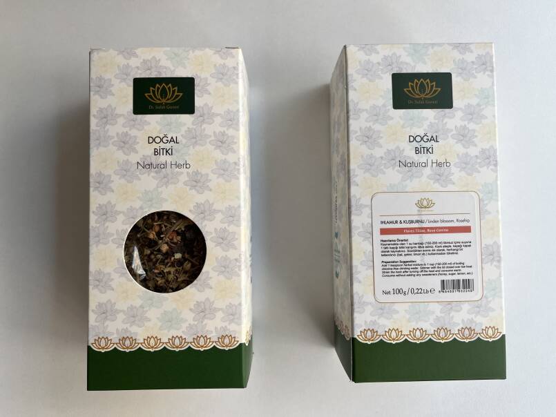IHLAMUR,KUŞBURNU DOĞAL KUTU BİTKİ 100 GR - 1