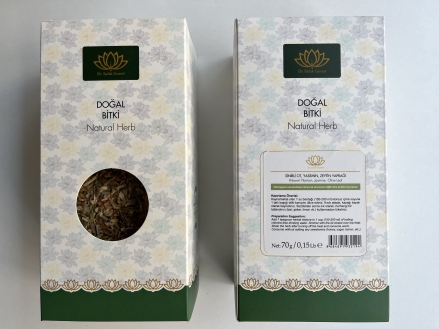 SİNİRLİOT, YASEMİN, ZEYTİN YAPRAĞI DOĞAL BİTKİ 70 gr. - 1